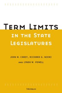 cover of the book Term Limits in the State Legislatures