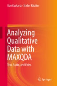 cover of the book Analyzing Qualitative Data with MAXQDA: Text, Audio, and Video