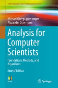 cover of the book Analysis for Computer Scientists: Foundations, Methods, and Algorithms