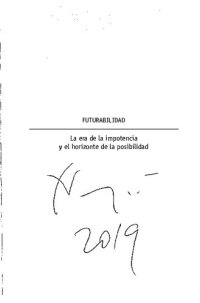 cover of the book Futurabilidad. La era de la impotencia y el horizonte de la posibilidad