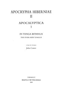 cover of the book Apocrypha Hiberniae II: Apocalyptica 1: In Tenga Bithnua: The Ever-New Tongue