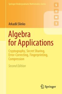 cover of the book Algebra for Applications