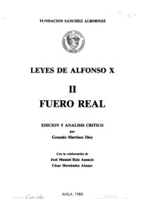 cover of the book Leyes de Alfonso X. Fuero Real