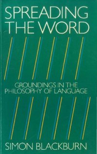 cover of the book Spreading the Word: Groundings in the Philosophy of Language