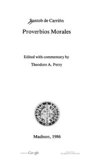 cover of the book Proverbios morales