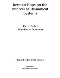 cover of the book Iterated Maps on the Interval as Dynamical Systems