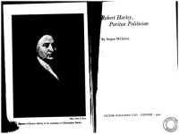 cover of the book Robert Harley, Puritan politician