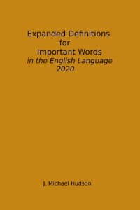 cover of the book Expanded Definitions for Important Words 2020