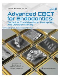 cover of the book Advanced CBCT for Endodontics. Technical Considerations, Perception, and Decision-Making by KDUR