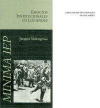 cover of the book Espacios institucionales en los Andes