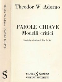 cover of the book Parole chiave. Modelli critici