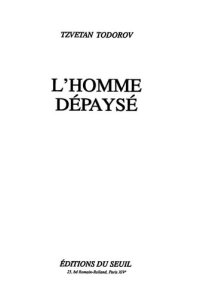 cover of the book L'Homme dépaysé