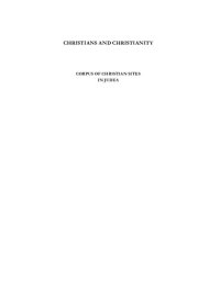 cover of the book Christians and Christianity, Vol. II: Corpus of Christian Sites in Judea