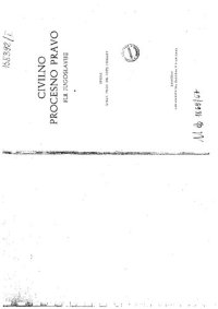 cover of the book Civilno procesno pravo FLR Jugoslavije