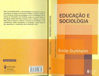 cover of the book Educação e Sociologia, Textos Selecionados