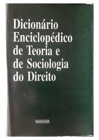 cover of the book Dicionário Enciclopédico de Teoria e Sociologia do Direito