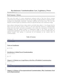 cover of the book Revolutionary Constitutionalism: Law, Legitimacy, Power