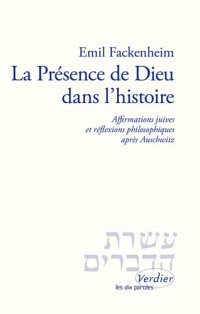 cover of the book La présence de Dieu dans l'histoire