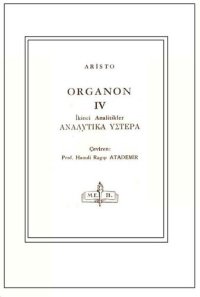 cover of the book Organon 4 -İkinci Analitikler