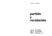 cover of the book Partido y revolución