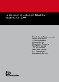 cover of the book La educación en los tiempos del APRA: Balance 2006-2009