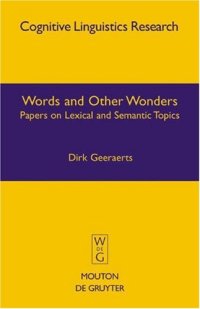 cover of the book Words and other wonders: papers on lexical and semantic topics