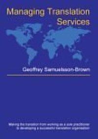 cover of the book Managing Translation Services