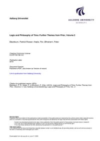 cover of the book Logic and Philosophy of Time: Further Themes from Prior