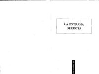 cover of the book La extraña derrota