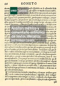 cover of the book Análisis métrico y comentario estilístico de textos literarios