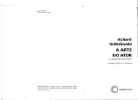 cover of the book A Arte do Ator : as Primeiras Seis Lições