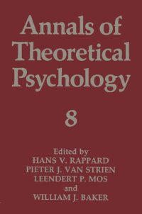 cover of the book Annals of Theoretical Psychology