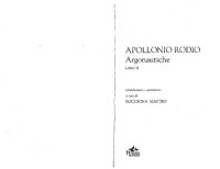 cover of the book Apollonio Rodio: Argonautiche, libro II (introduzione e commento)