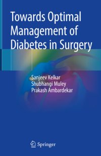 cover of the book Towards Optimal Management of Diabetes in Surgery