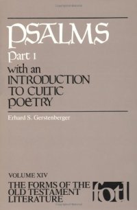 cover of the book Psalms: Part 1 : with an Introduction to Cultic Poetry