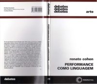 cover of the book Performance como Linguagem: Criação de um Tempo-espaço de Experimentação