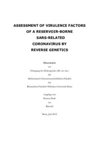 cover of the book Assessment of virulence factors of a reservoir-borne SARS-related coronavirus by reverse genetics