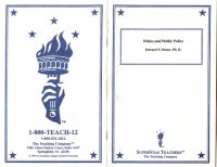 cover of the book Ethics and public policy