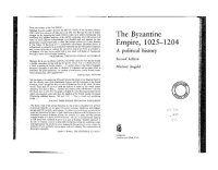 cover of the book The Byzantine Empire, 1025-1204: A Political History