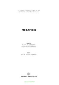 cover of the book Metafizik