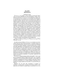 cover of the book Menexeno