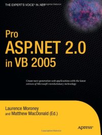 cover of the book Pro ASP.NET 2.0 in VB 2005