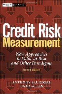 cover of the book Credit Risk Measurement: New Approaches to Value at Risk and Other Paradigms