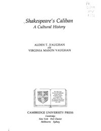 cover of the book Shakespeare's Caliban: A Cultural History