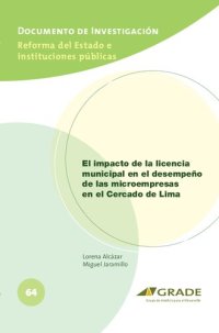 cover of the book El impacto de la licencia municipal en el desempeño de las microempresas en el Cercado de Lima