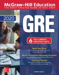 cover of the book McGraw-Hill Education GRE 2020