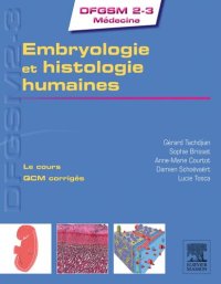 cover of the book Embryologie et histologie humaines