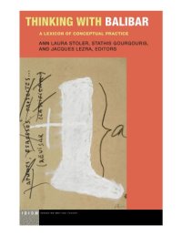 cover of the book Thinking With Balibar: A Lexicon Of Conceptual Practice