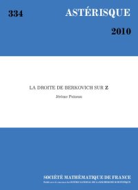 cover of the book La droite de Berkovich sur z