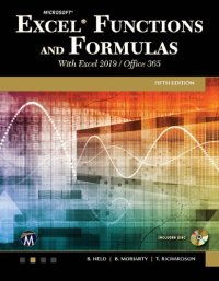 cover of the book Microsoft Excel Functions and Formulas with Excel 2019/Office 365